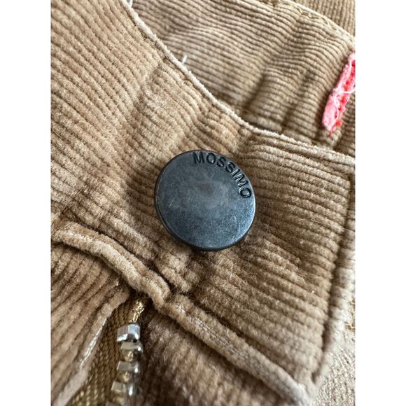 Vintage Mossimo Y2k High-Rise Brown Corduroy Pants Retro Bootcut Jeans size 7 - Picture 7 of 9